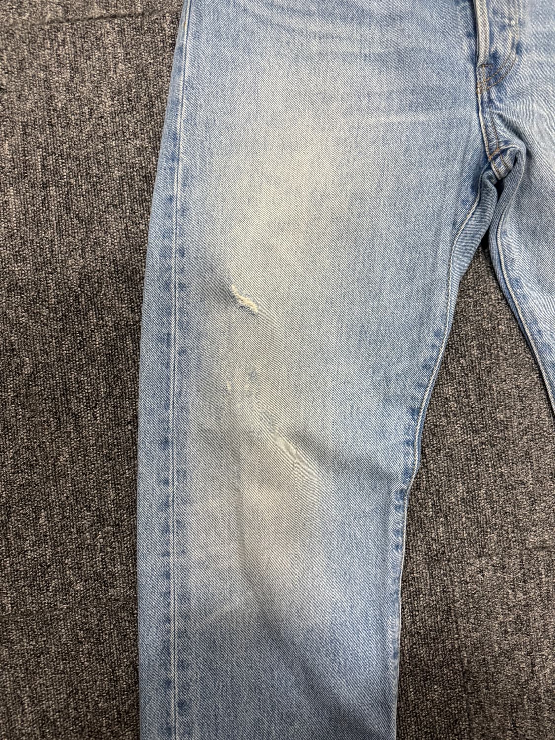 리바이스 501 블랭크탭 프리미엄 라이트 워싱 데님 LVC 상품이미지5