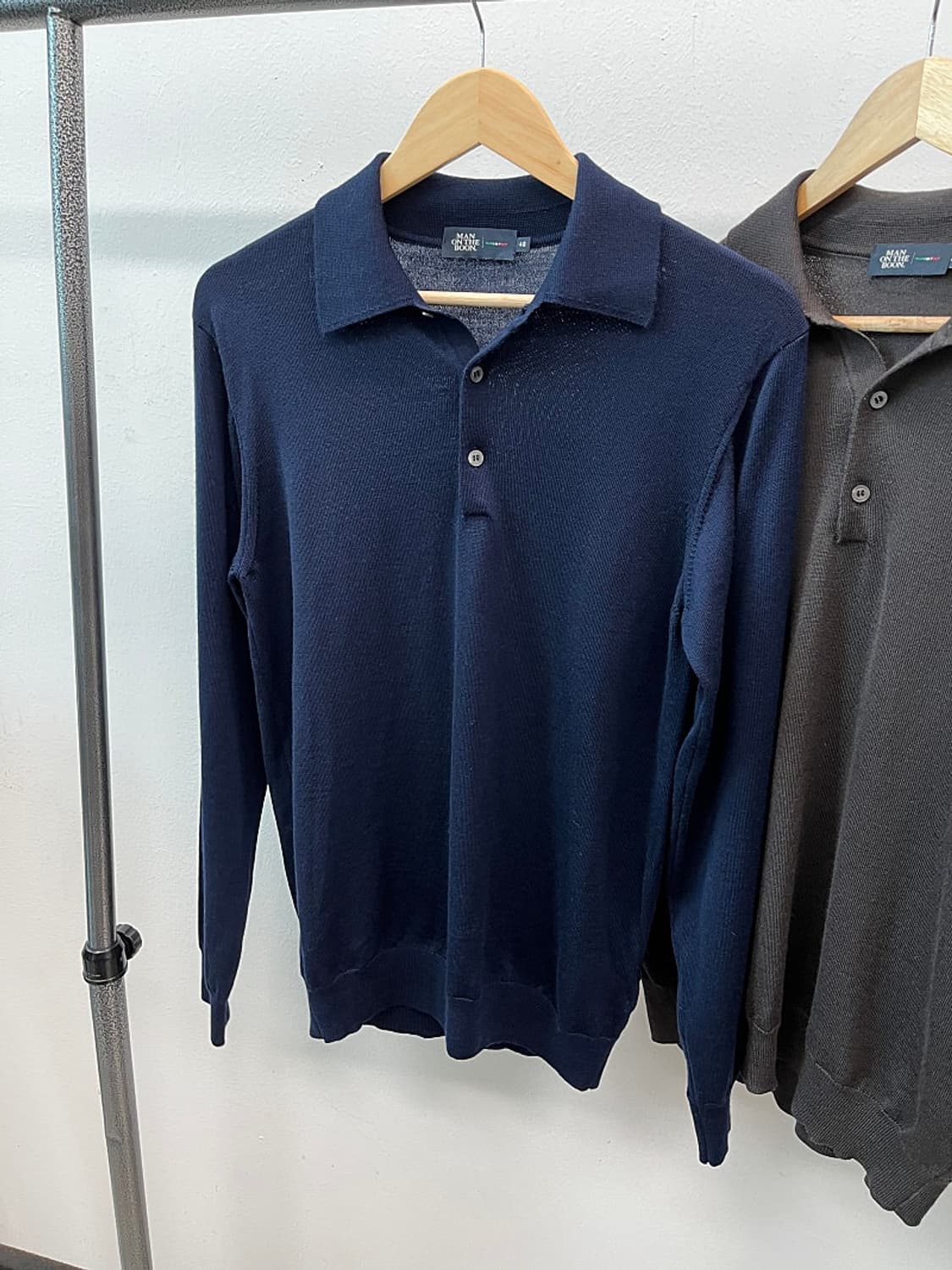 95-100) 맨온더분 신형 카라 울니트 3종 상품이미지2