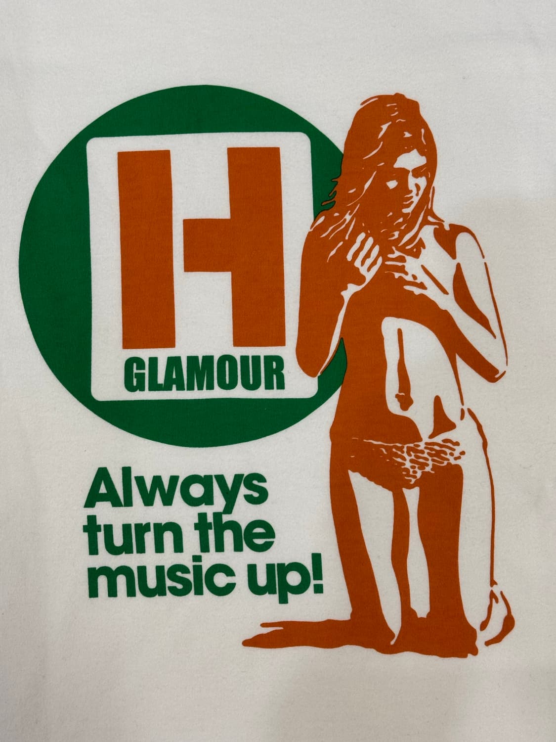 [XL] 히스테릭 글래머 H 아워스 티셔츠 화이트 상품이미지3