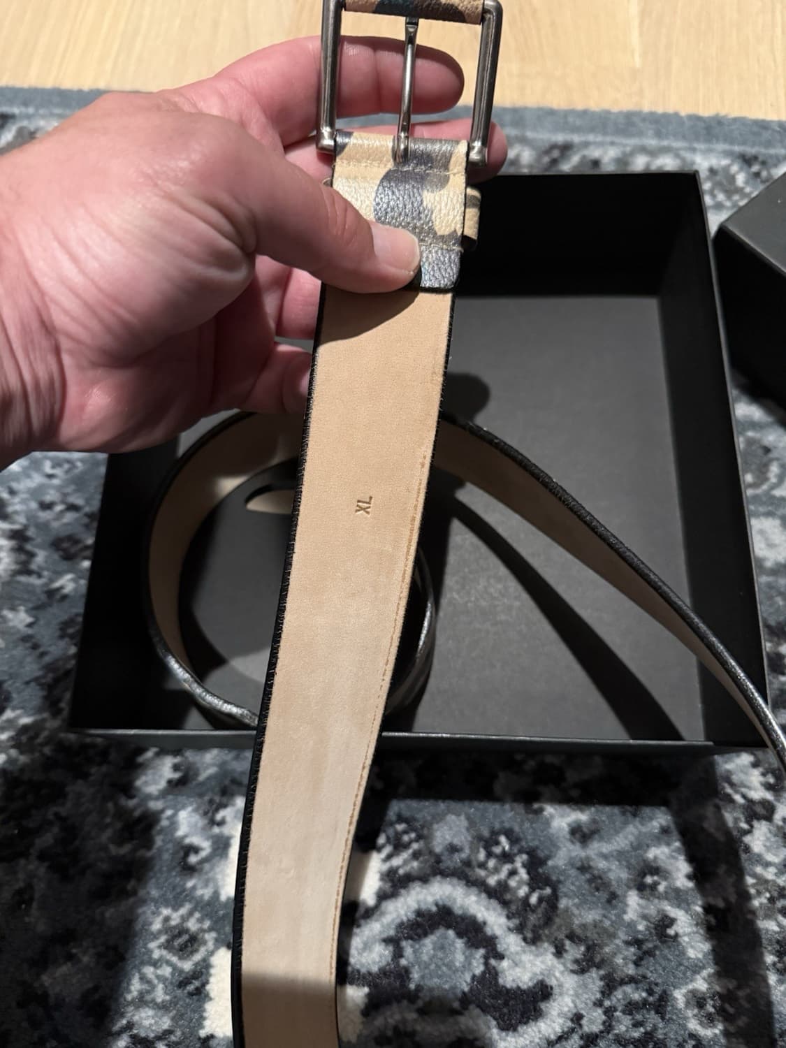 베이프 ABC 카모 레더 벨트 상품이미지4