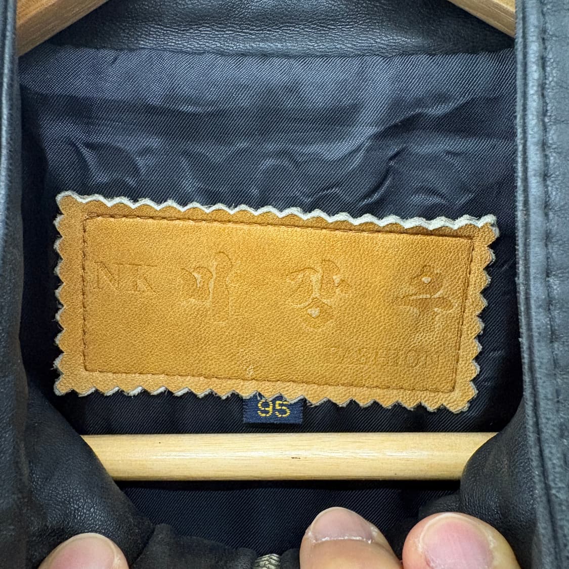 블랙 양가죽 자켓 라이더 스타일 남성 M 상품이미지5