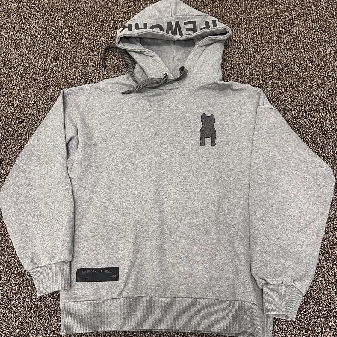 LIFEWORK 라이프워크 후드티셔츠 그레이 M 상품이미지1