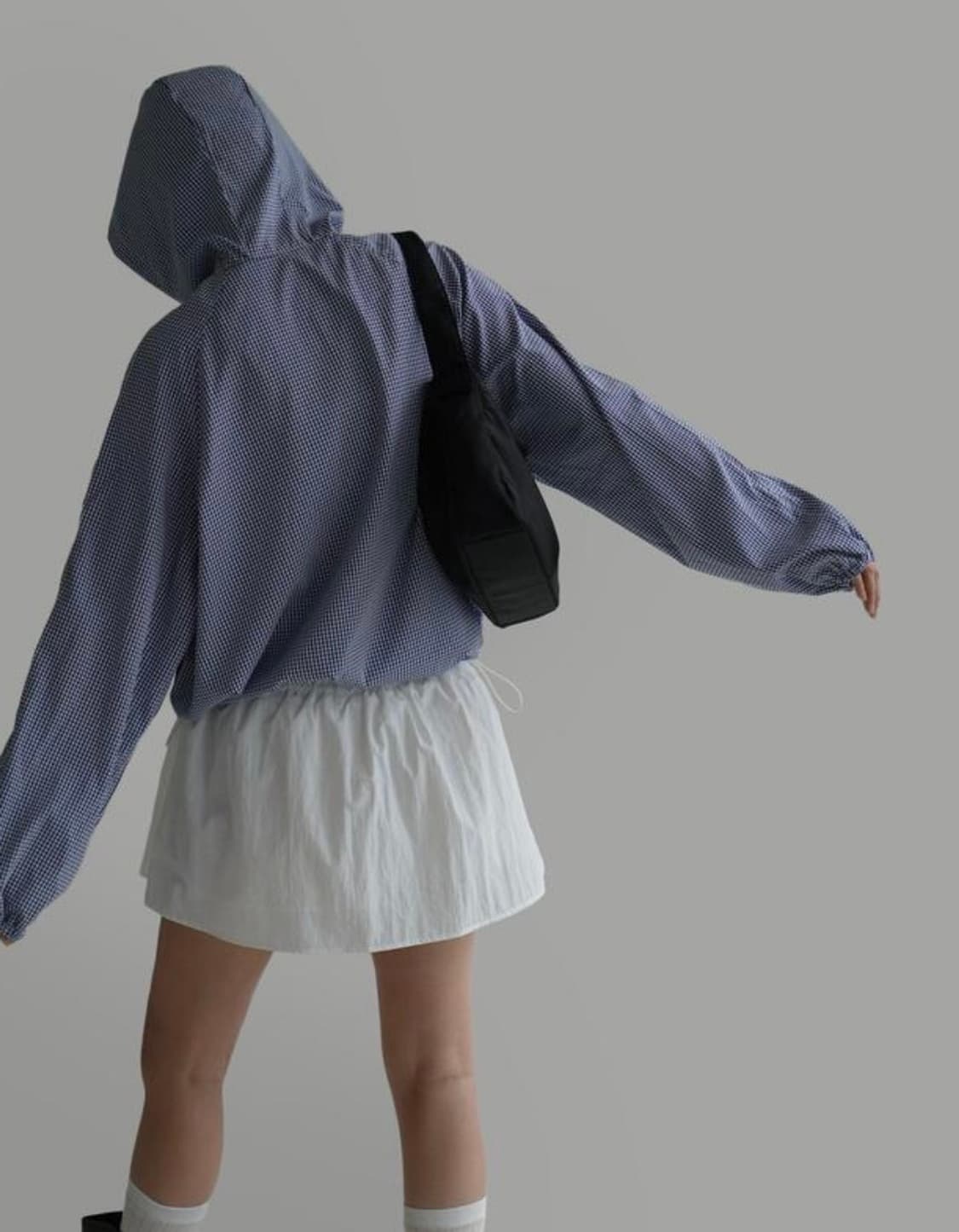 라룸 체크후드점퍼 상품이미지5