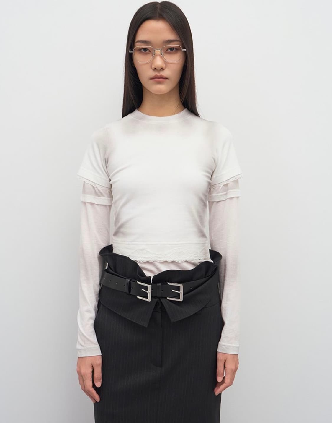 lcdc 엘씨디씨티엠 더블 버클 레더벨트 상품이미지2