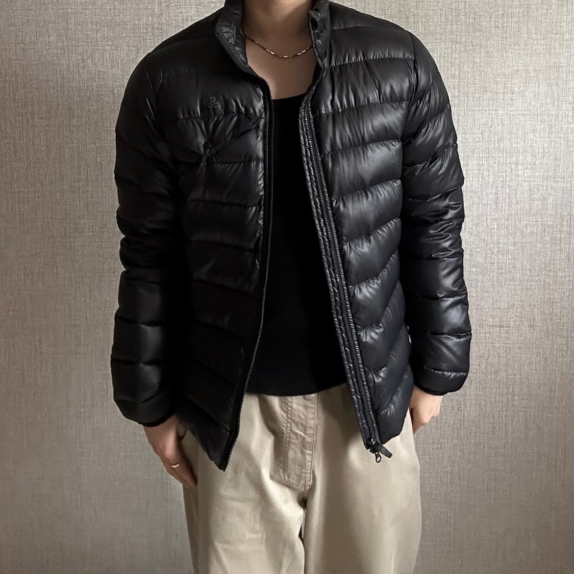 나이키 ACG 구스다운 블랙 경량패딩 상품이미지3