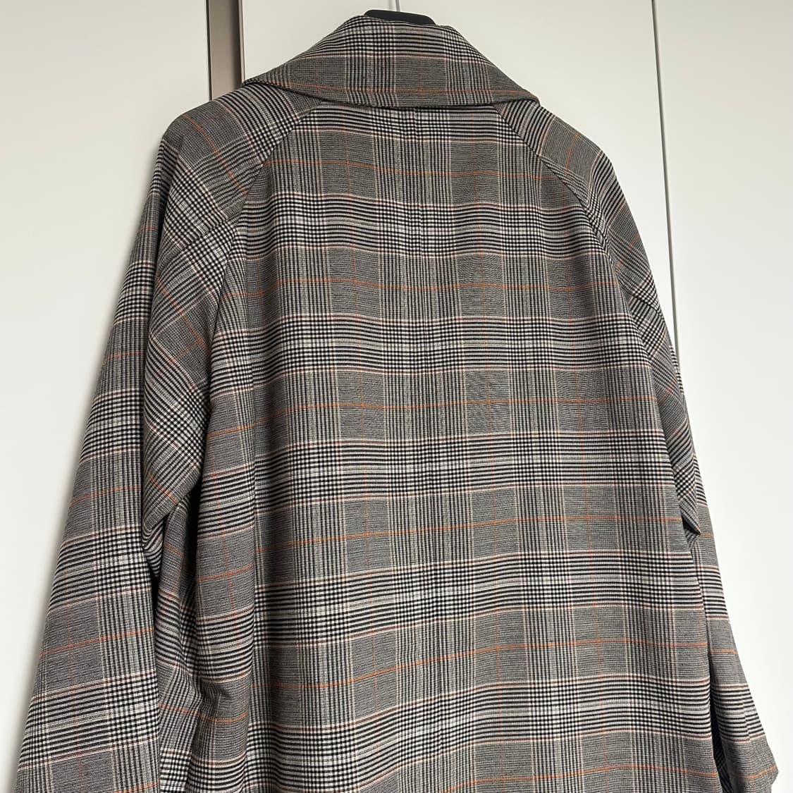 빔즈 빈티지 체크 트렌치 코트 M사이즈 상품이미지9