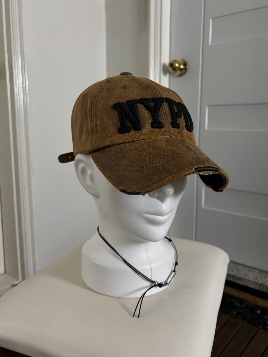 NYPD 스웨이드 볼캡 상품이미지1