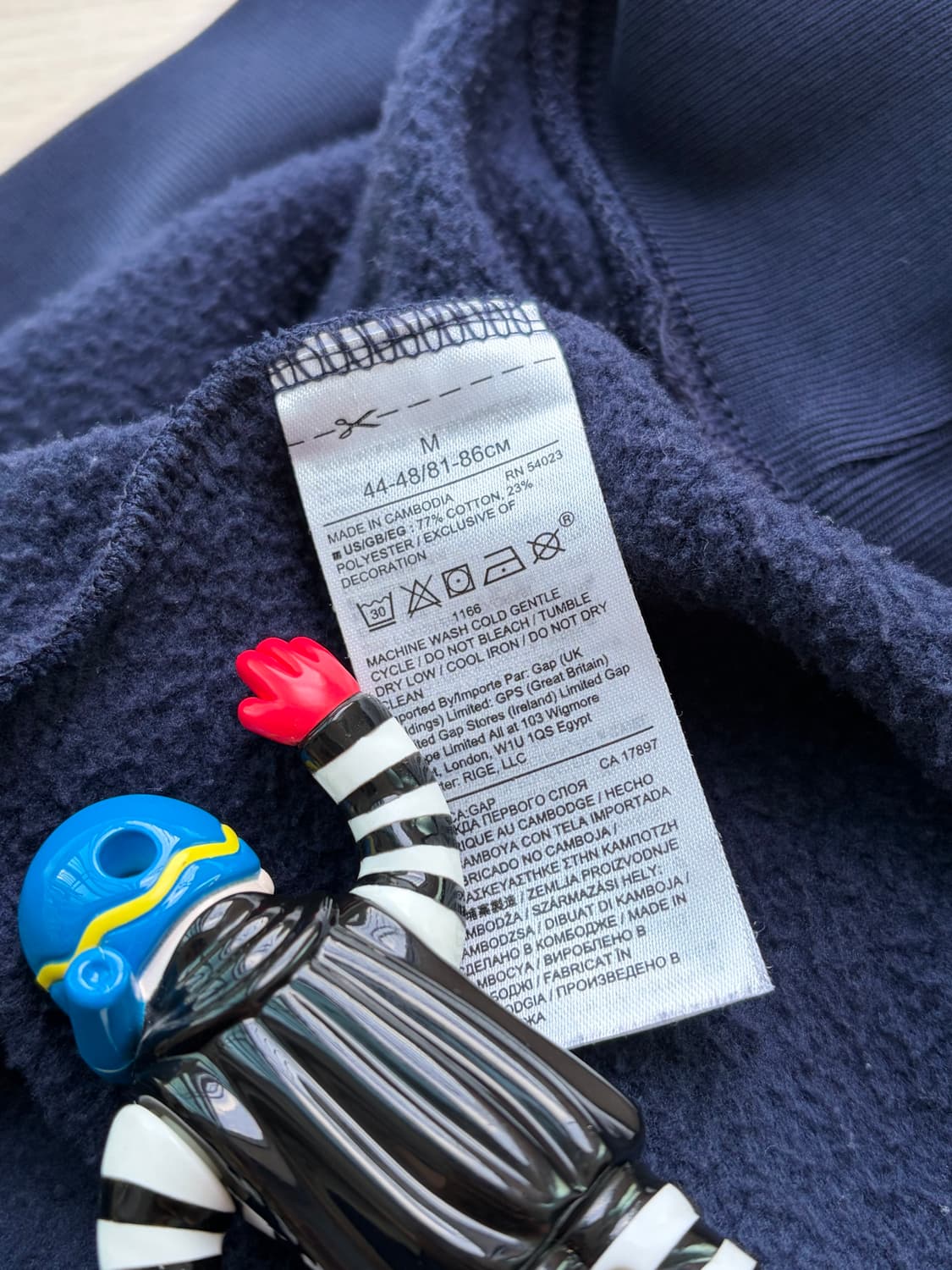  GAP 갭 베이직 로고 네이비 후디 M (100)  상품이미지6