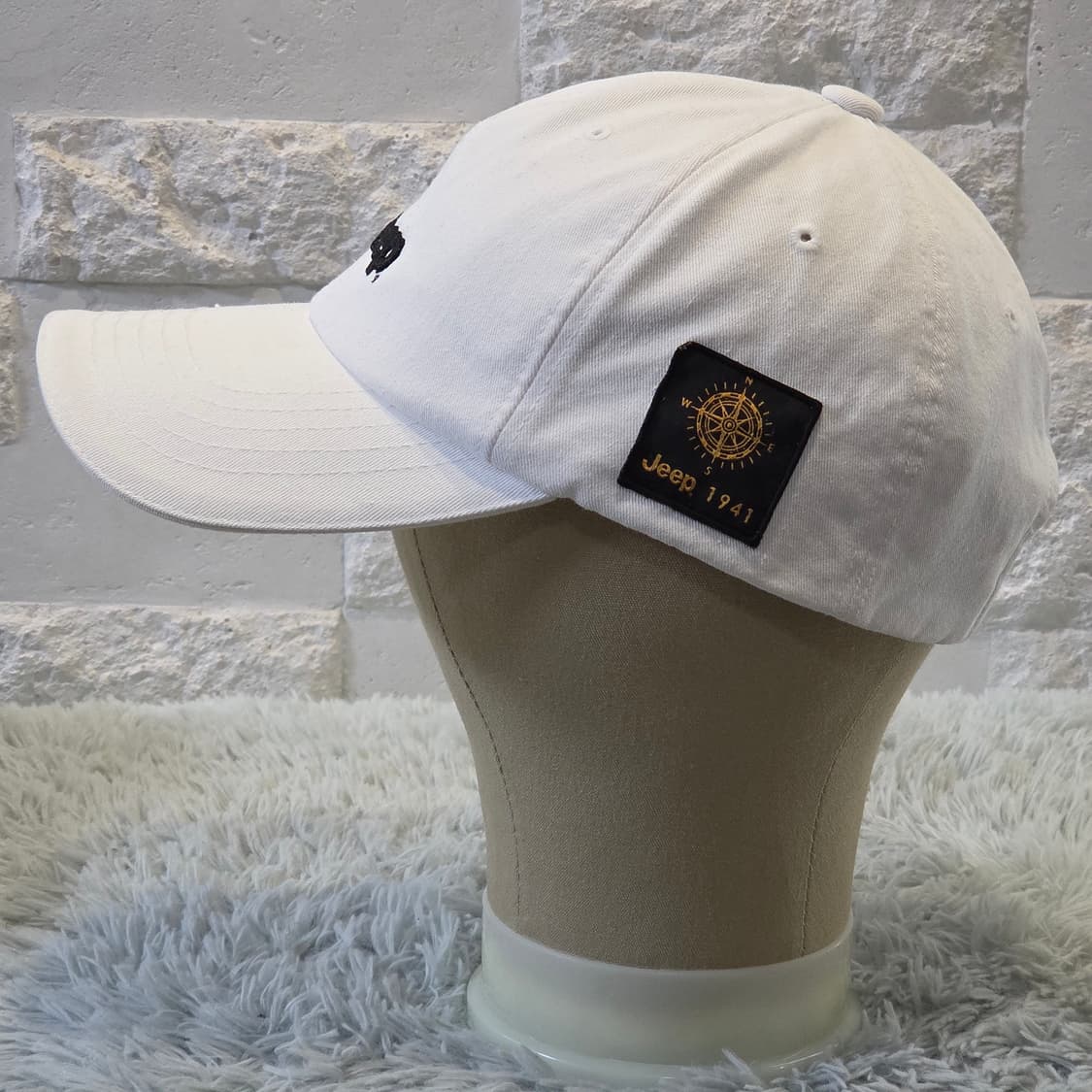 L8-5:지프 화이트 로고 볼캡 F(약 55~59cm 조절 가능) 상품이미지2