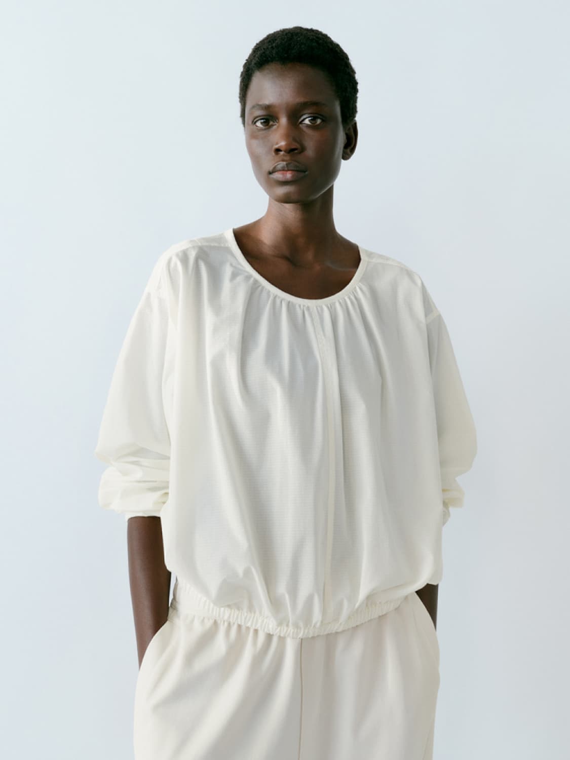 유니클로 U 파라슈트 블라우스 라지사이즈 상품이미지1