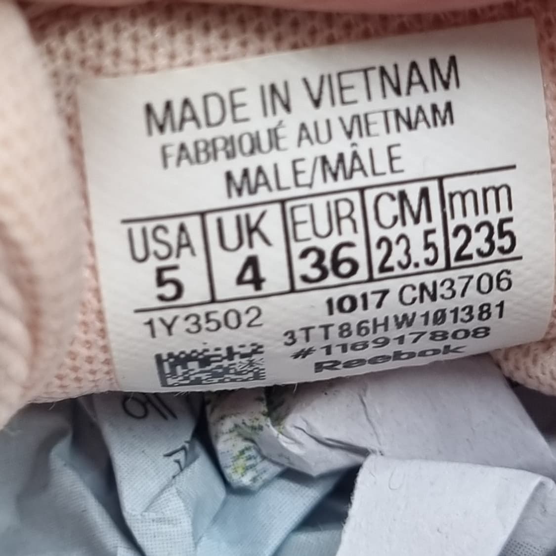 리복 연핑크 여성운동화235  상품이미지6