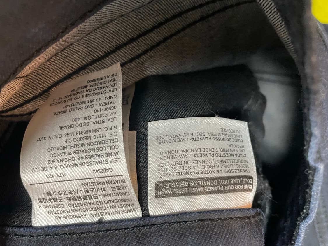 리바이스 569 36x34 다크네이비 상품이미지4