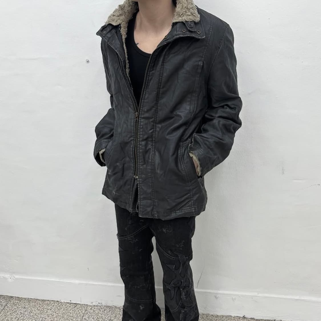 Nicole club waxed jacket 상품이미지4