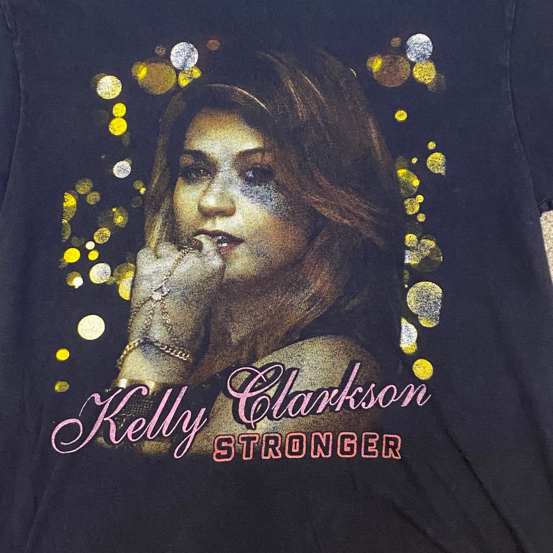 미국 빈티지 켈리 클락슨 콘서트 투어티 반팔티 락티셔츠 상품이미지2