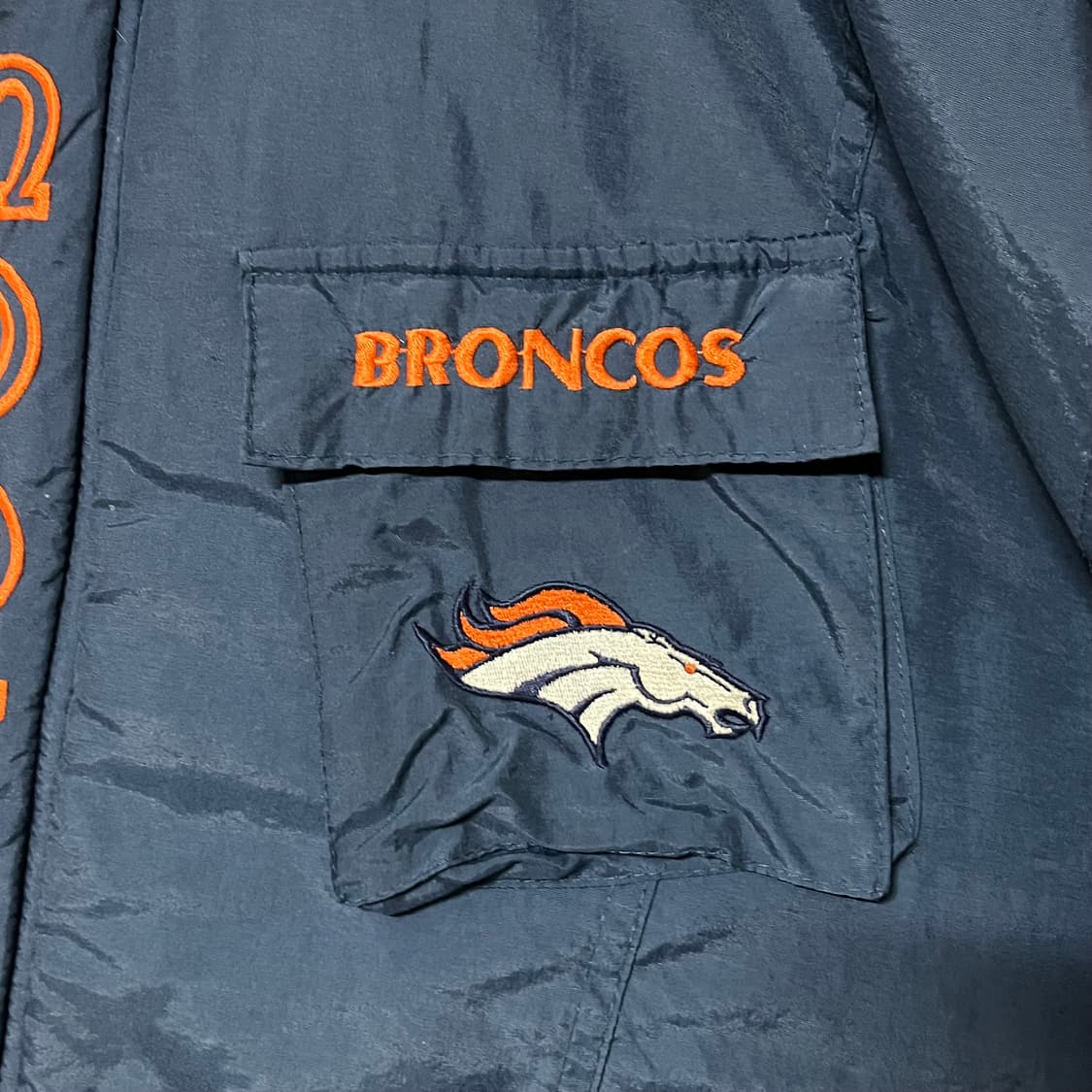 스타터 브롱코스 NFL 올드스쿨 패딩 XL 상품이미지5