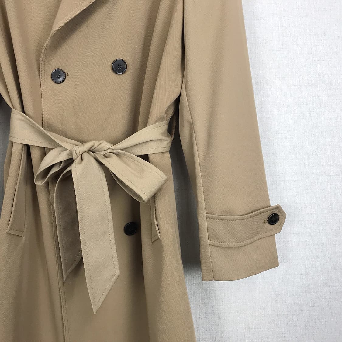 지오지아 ZIOZIA 세미오버핏 더블 트렌치코트 남성95 상품이미지4