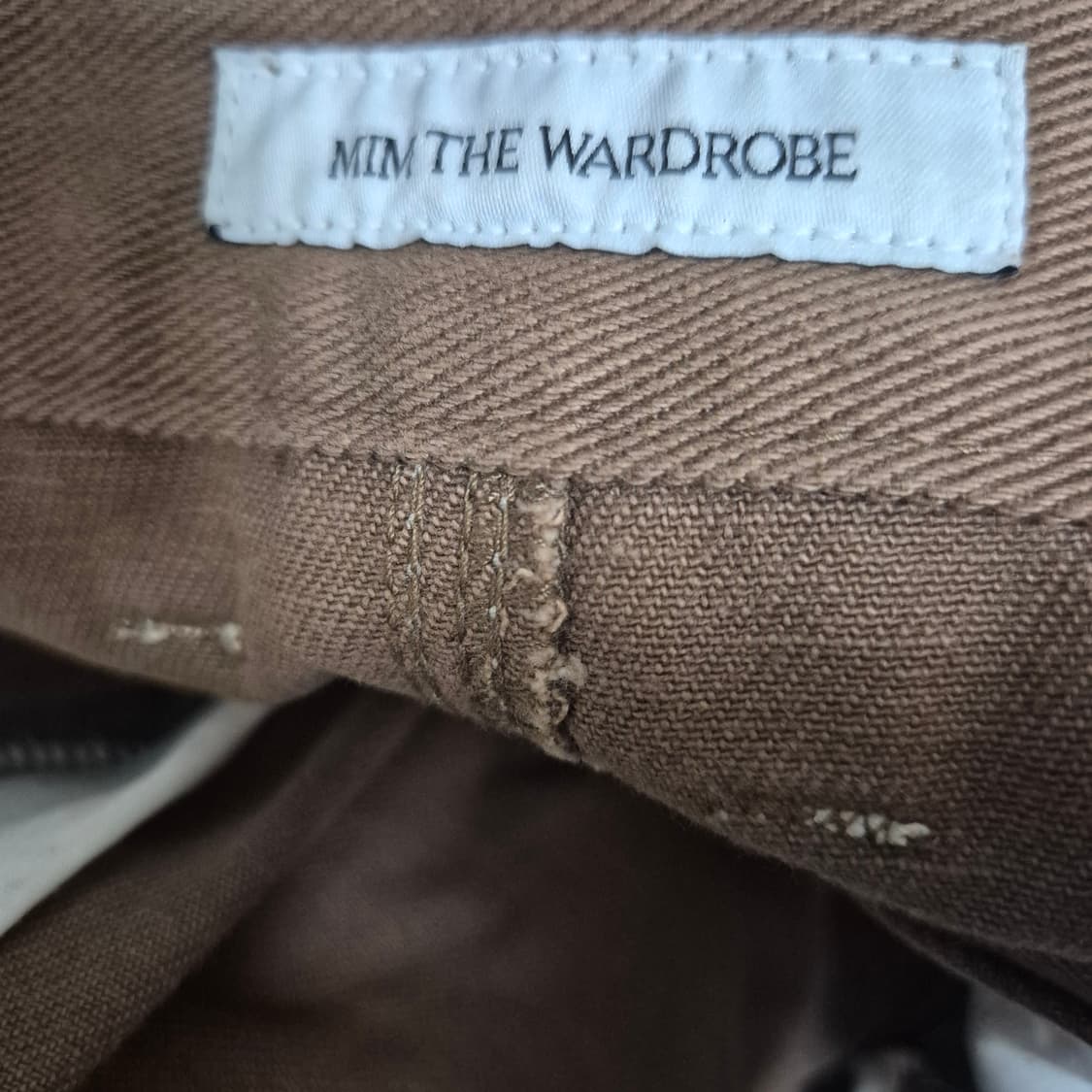 브라운 데님 팬츠 상품이미지3