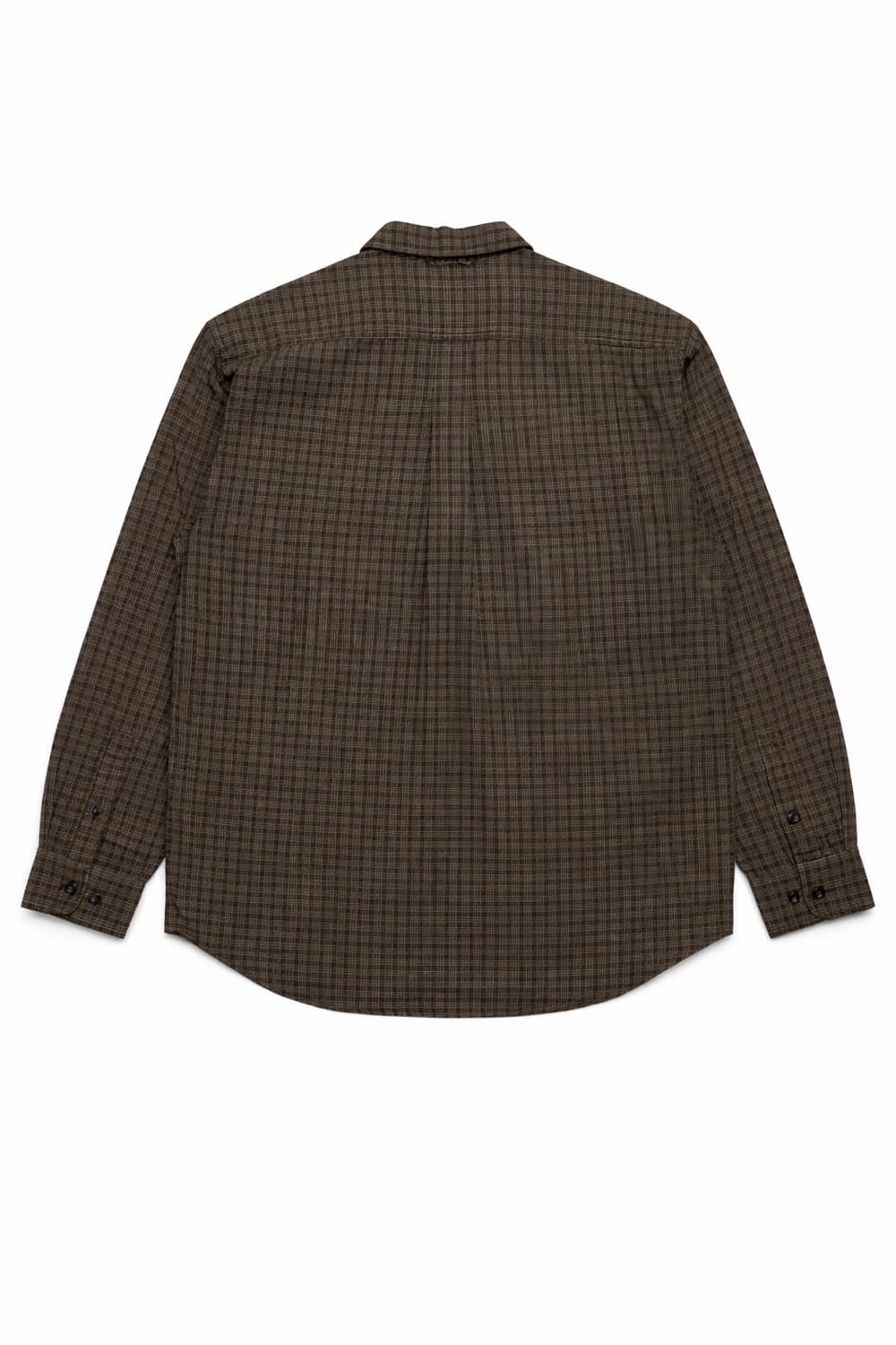 JPN 00s 일본빈티지 Y2K 에디바우어 브라운 빈티지 체크 셔츠 상품이미지2