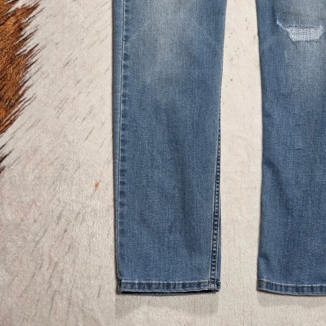 리바이스 502 슬림핏 연청 데님  상품이미지7