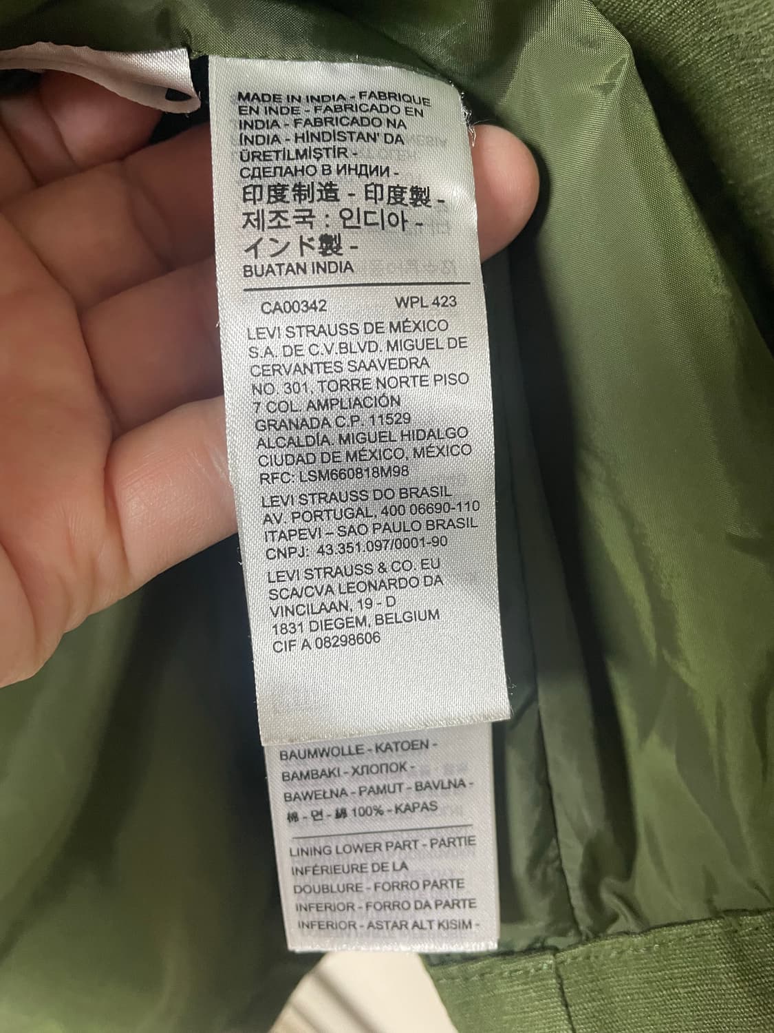 리바이스 남성 Fishing jacket M 사이즈 상품이미지7