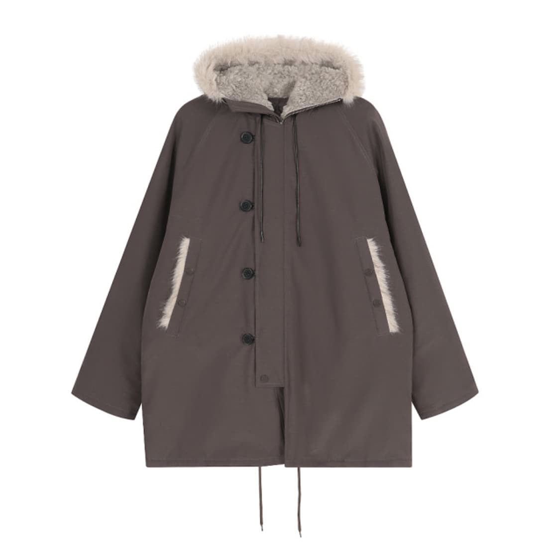 아사키 프레자키 야상 브라운 M 상품이미지2