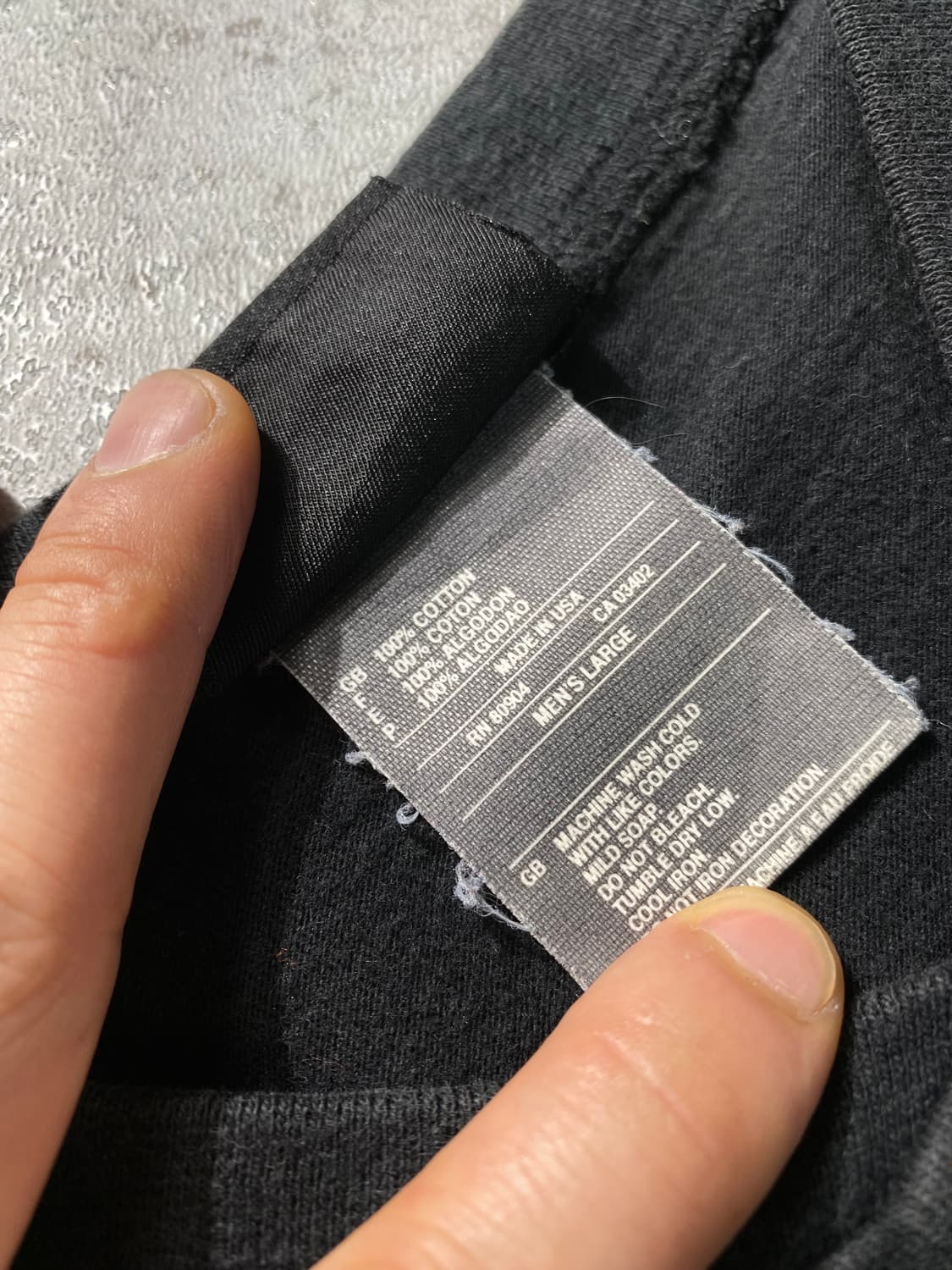 [L] 90s 할리데이비슨 헨리넥 반팔 Made in USA 상품이미지8