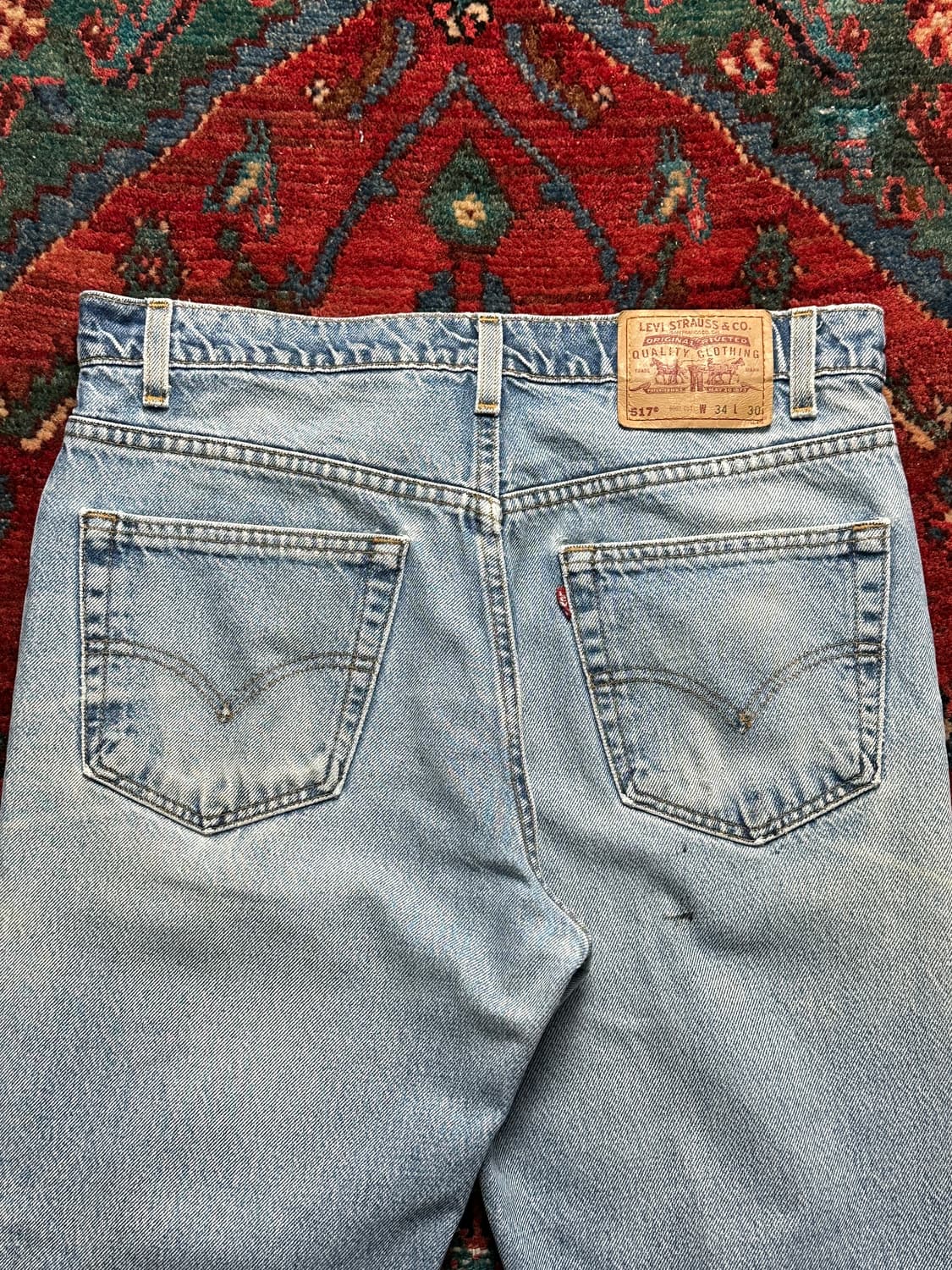 90's USA Made 빈티지 리바이스 517 부츠컷 상품이미지6