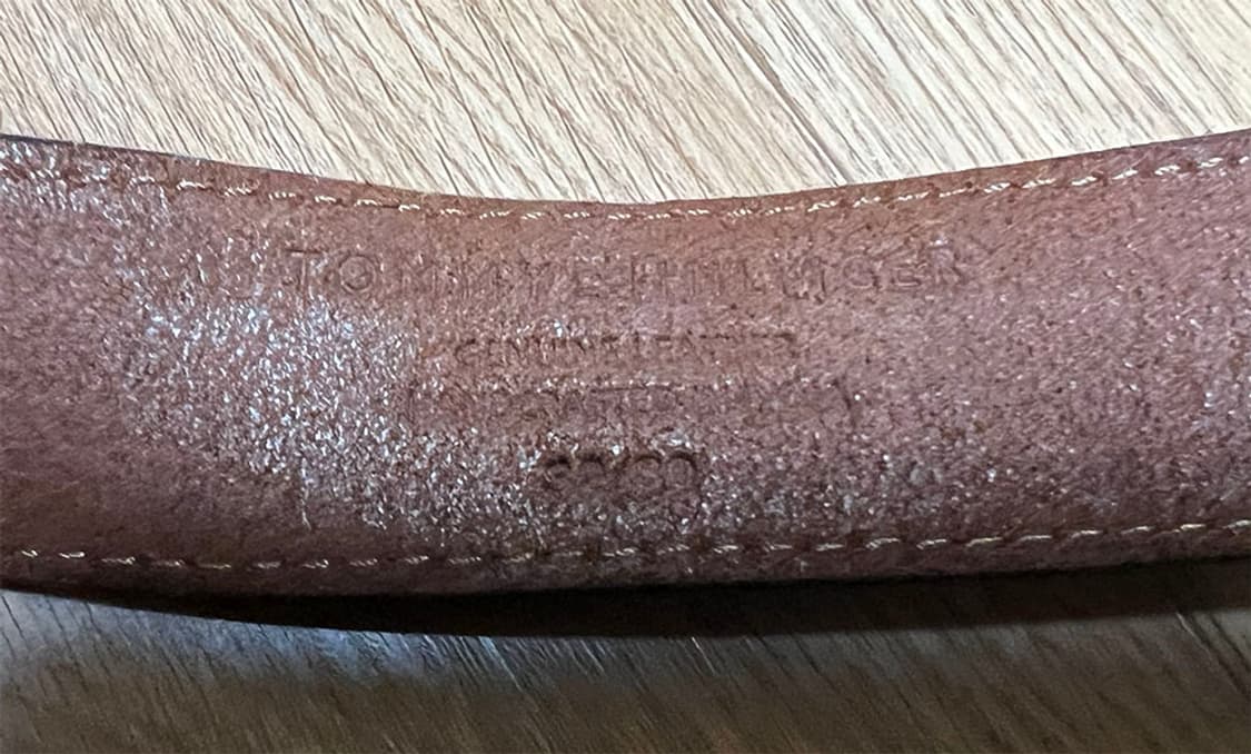 타미힐피거 캐주얼벨트 가죽 정품 28-32 상품이미지7