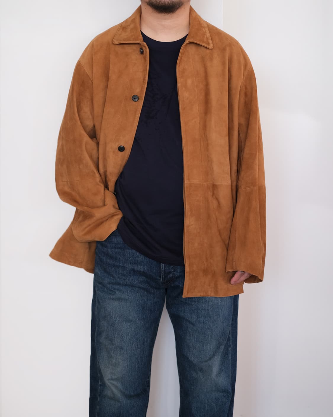 헤릴 고트 스웨이드 자켓 / Herill Goat Suede Jaket  상품이미지4
