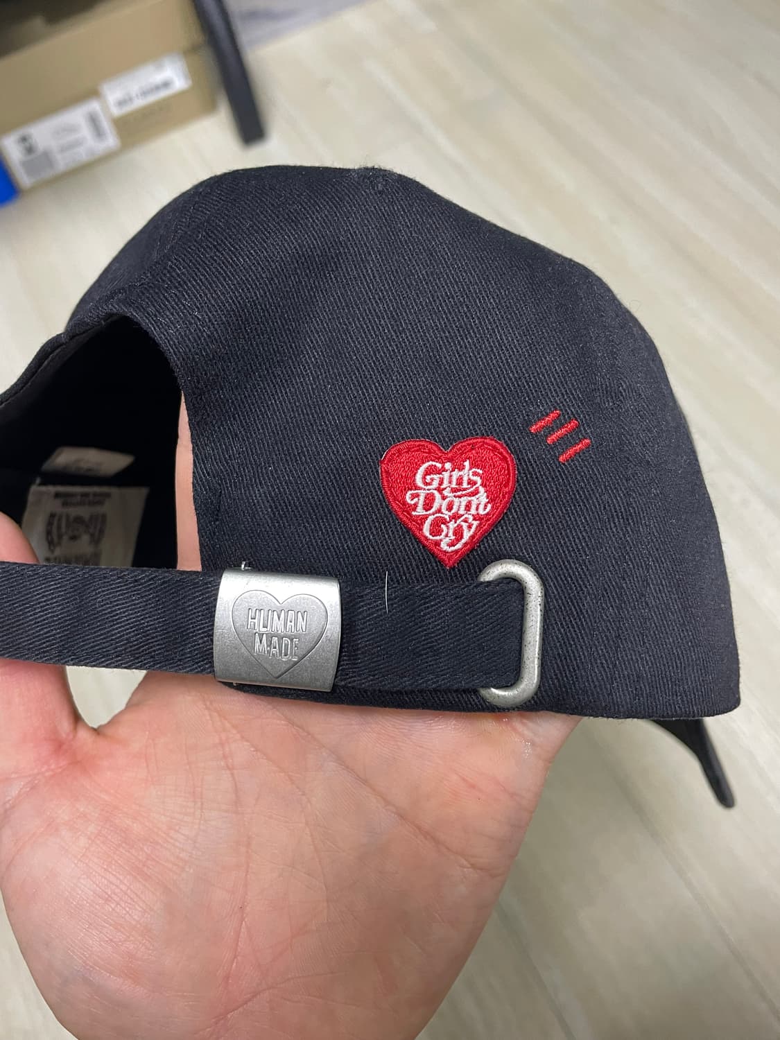 휴먼메이드 걸스돈크라이 베르디 볼캡 블랙 상품이미지4