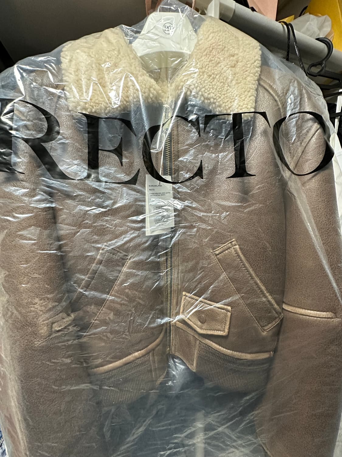 렉토 23FW  클래식 시어링 무스탕 S사이즈 상품이미지2