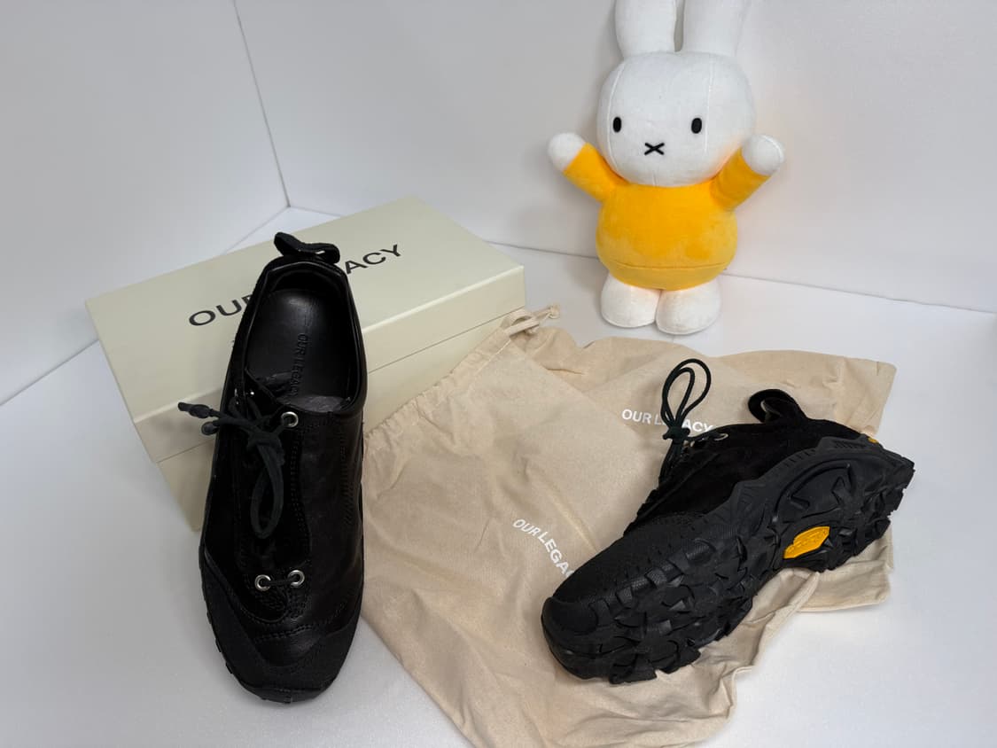 [41] 아워레가시 가베 스텔스 블랙 레더 상품이미지1