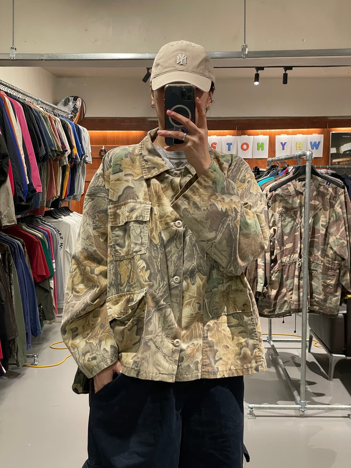 빈티지 리얼트리 사파리 자켓 상품이미지1