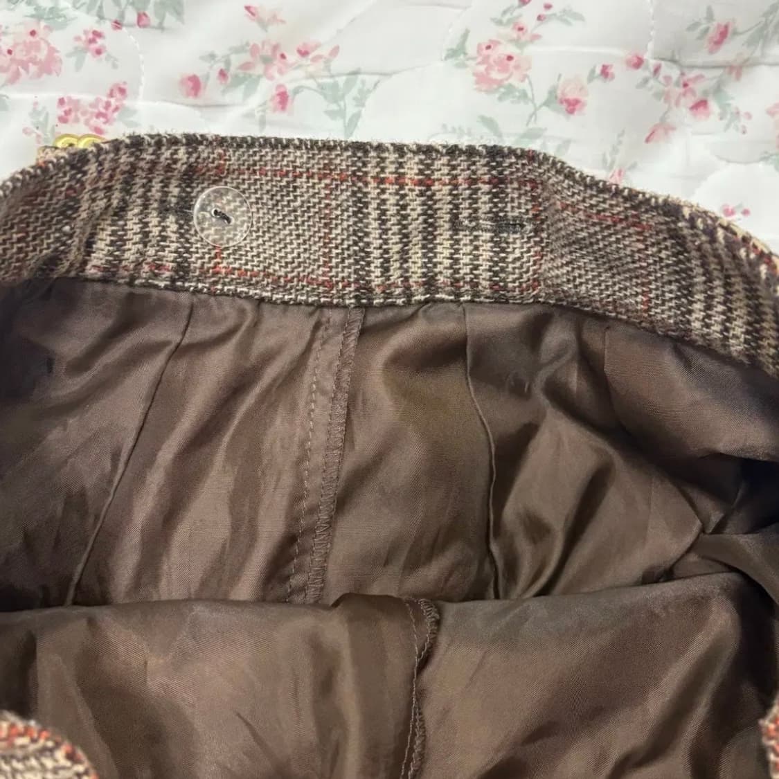 리즈리사 큐롯 초코 브라운 울 플리츠 스커트 대장템 상품이미지6