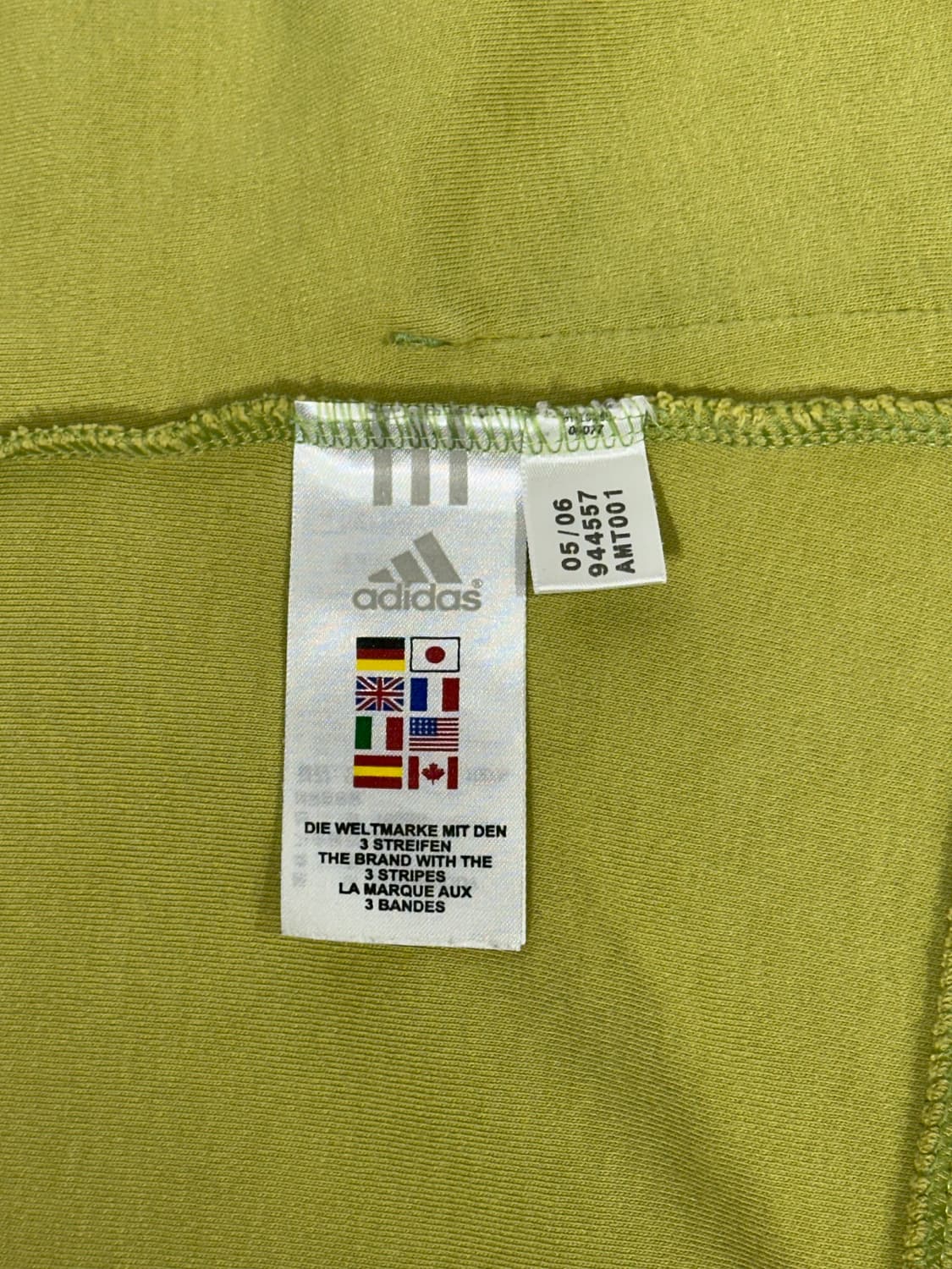 아디다스 올리브 그린 후드 딱붙핏 y2k 올드스쿨 후드집업 져지 90 상품이미지8