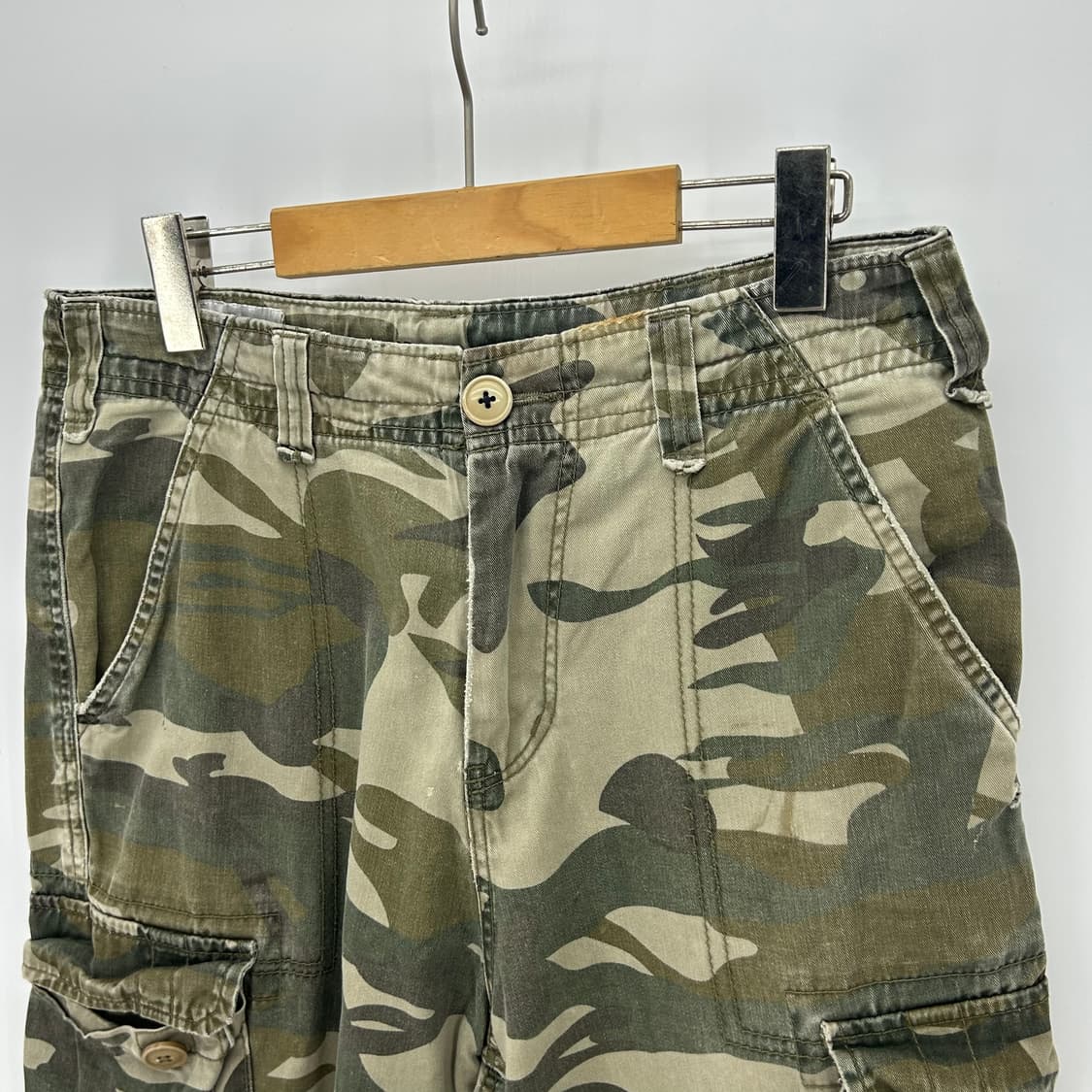[Real Crush Clothing] 밀리터리 카모 카고 하프팬츠 상품이미지3