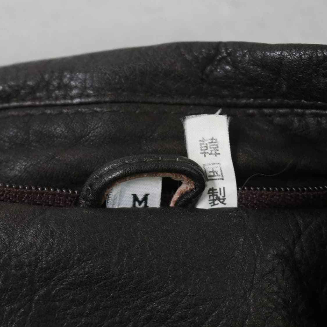 프론트 포켓 가죽 자켓 60970 상품이미지8