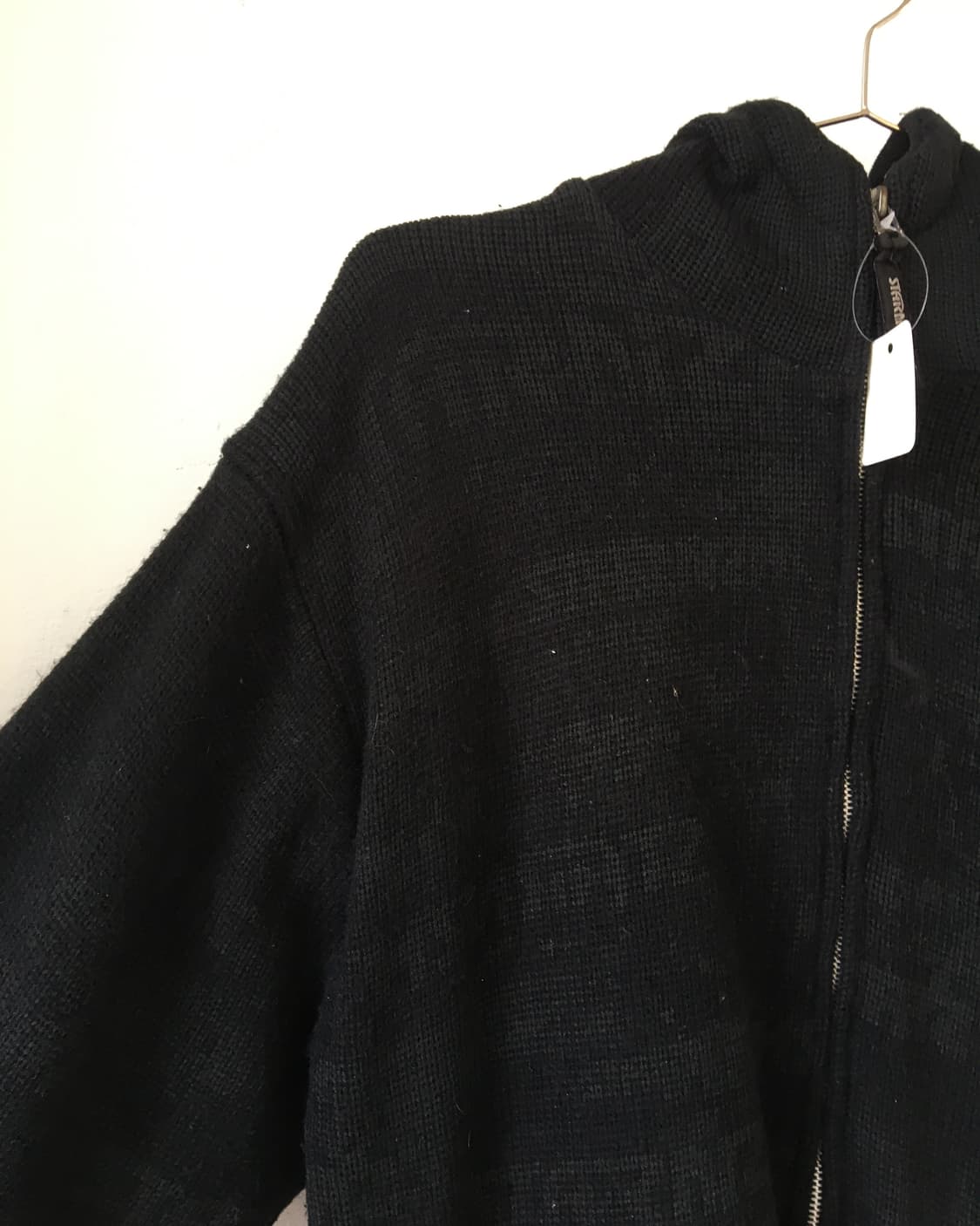 Lettering pattern hood zip up 상품이미지5