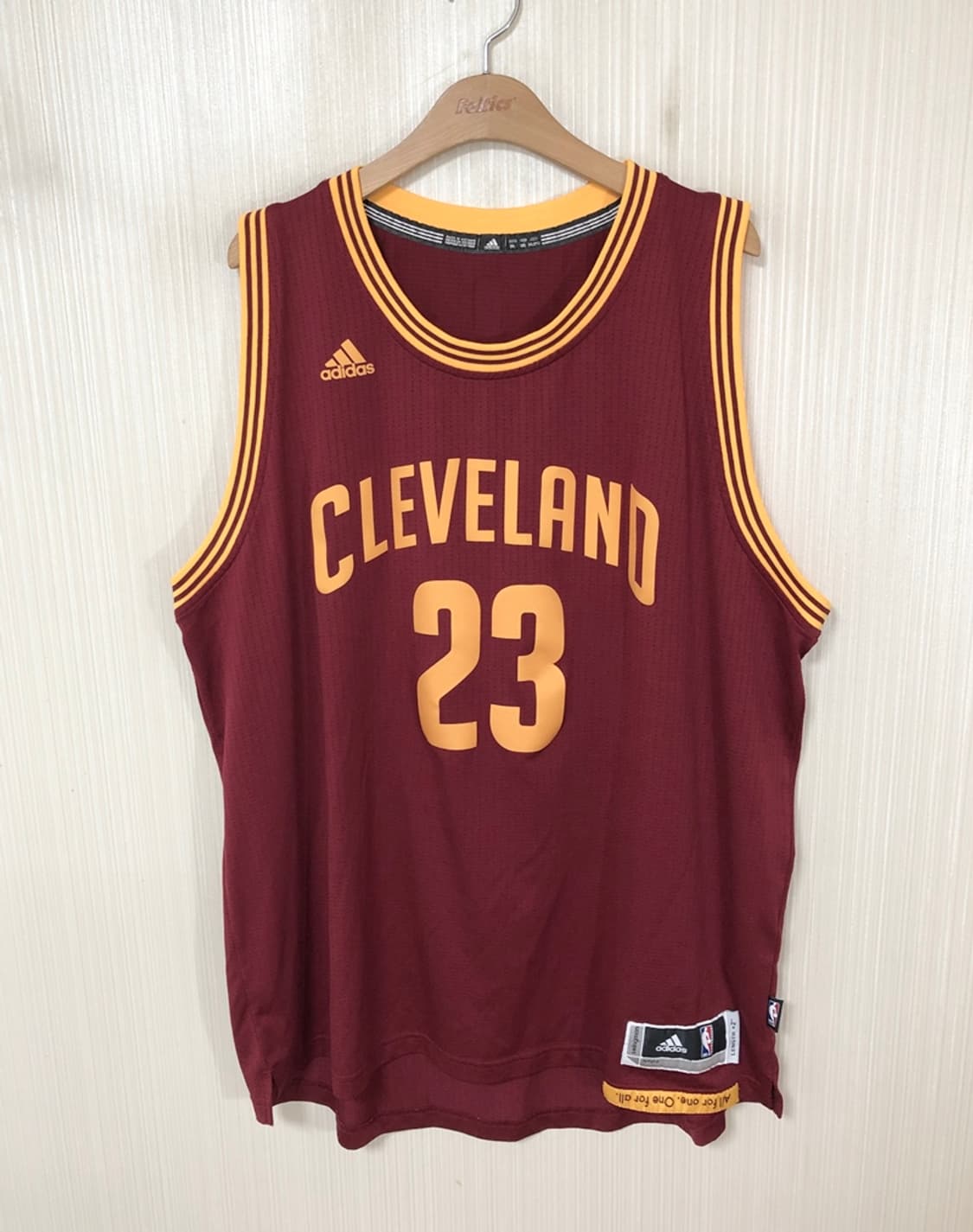 NBA 아디다스 클리블랜드캐벌리어스 스윙맨져지 2XL #23 르브론 상품이미지1