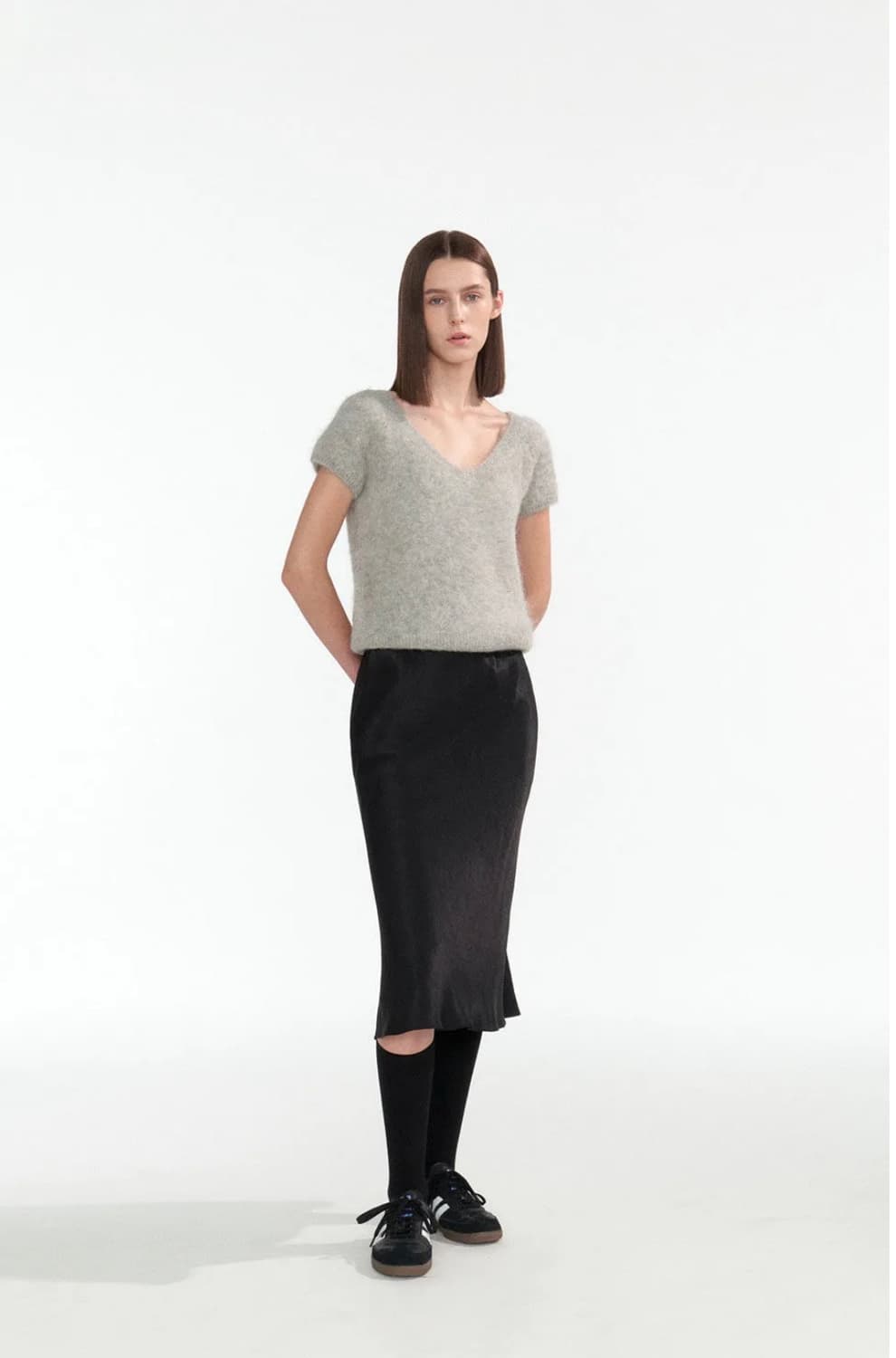 낫띵리튼 Sienna v neck short sleeve knit 상품이미지3