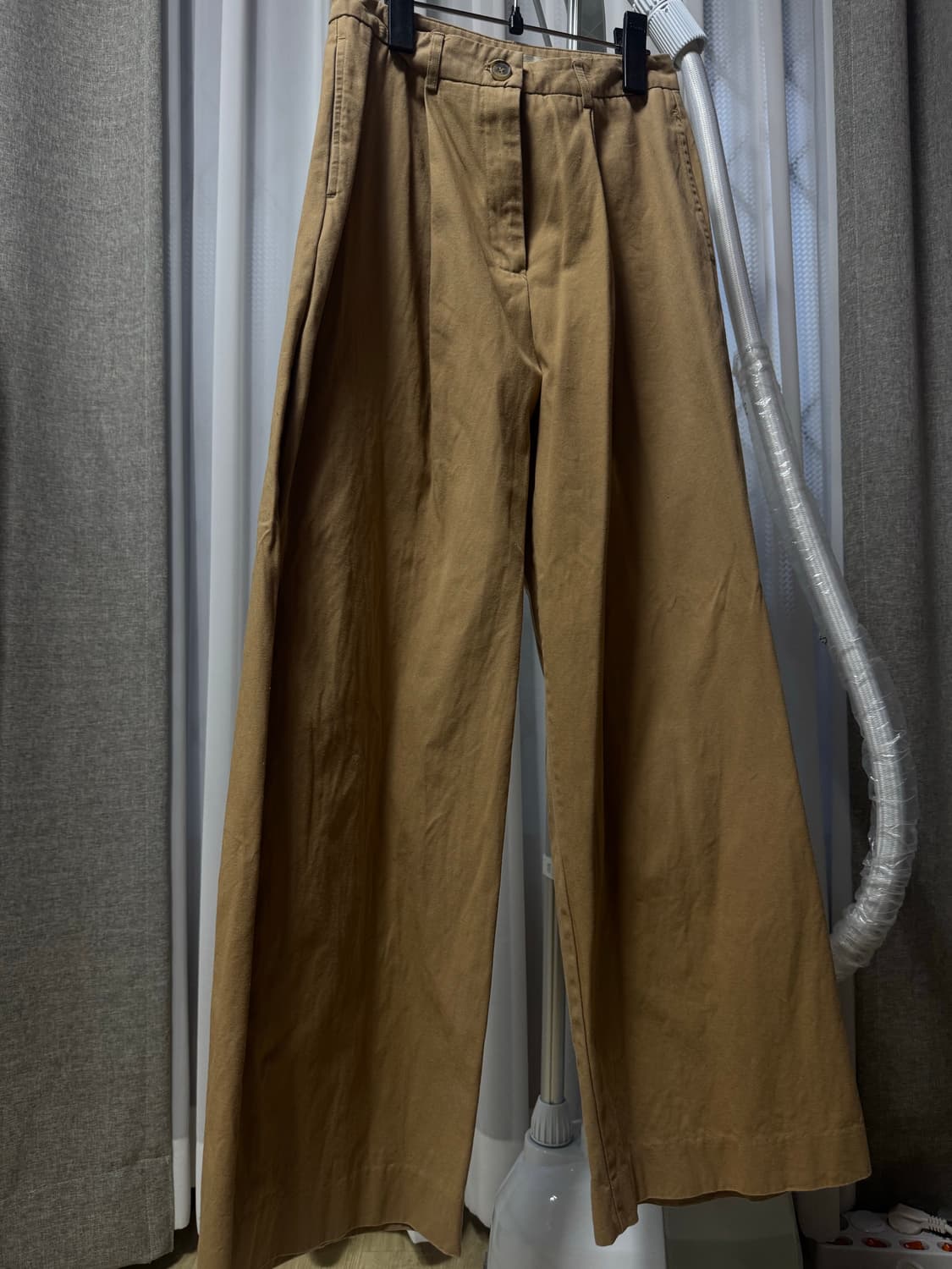 시야쥬 치노팬츠 카멜 상품이미지4