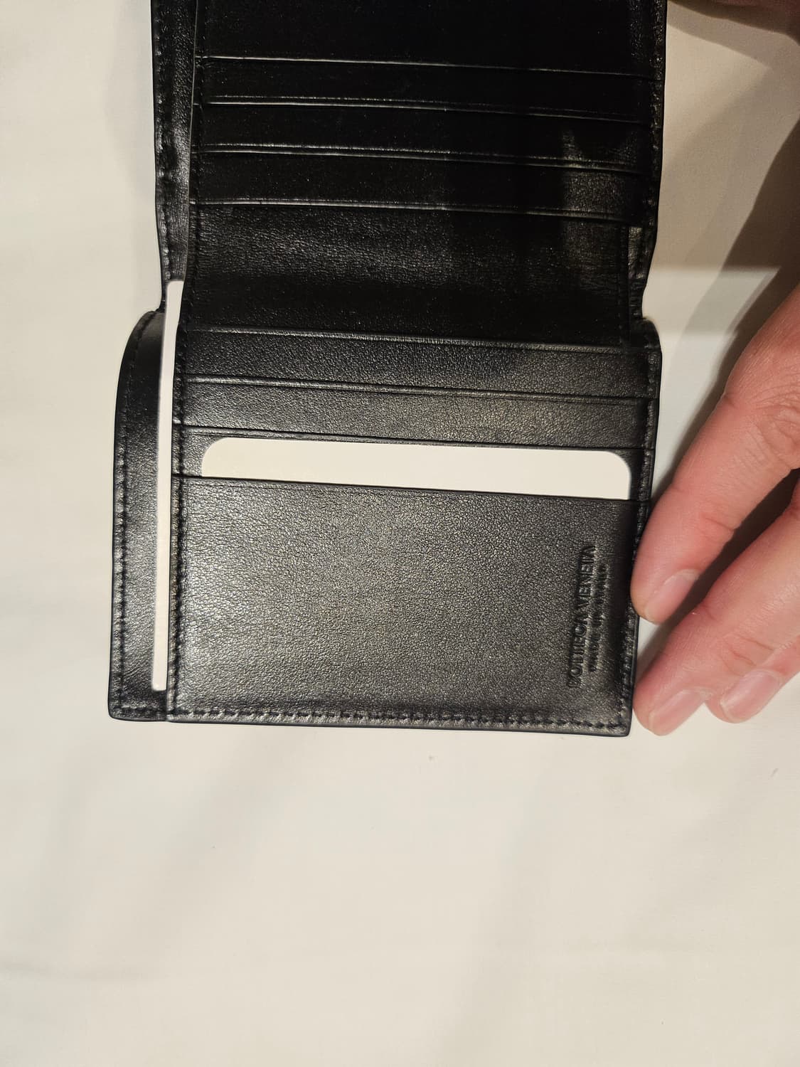 보테가 베네타 반지갑 검정 상품이미지7