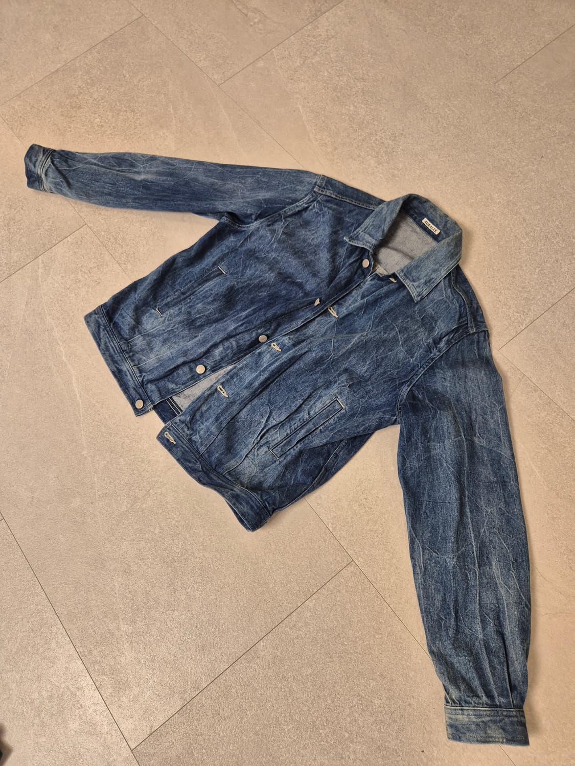 오라리 샐비지 라이트닝 데님 자켓 5사이즈 상품이미지1