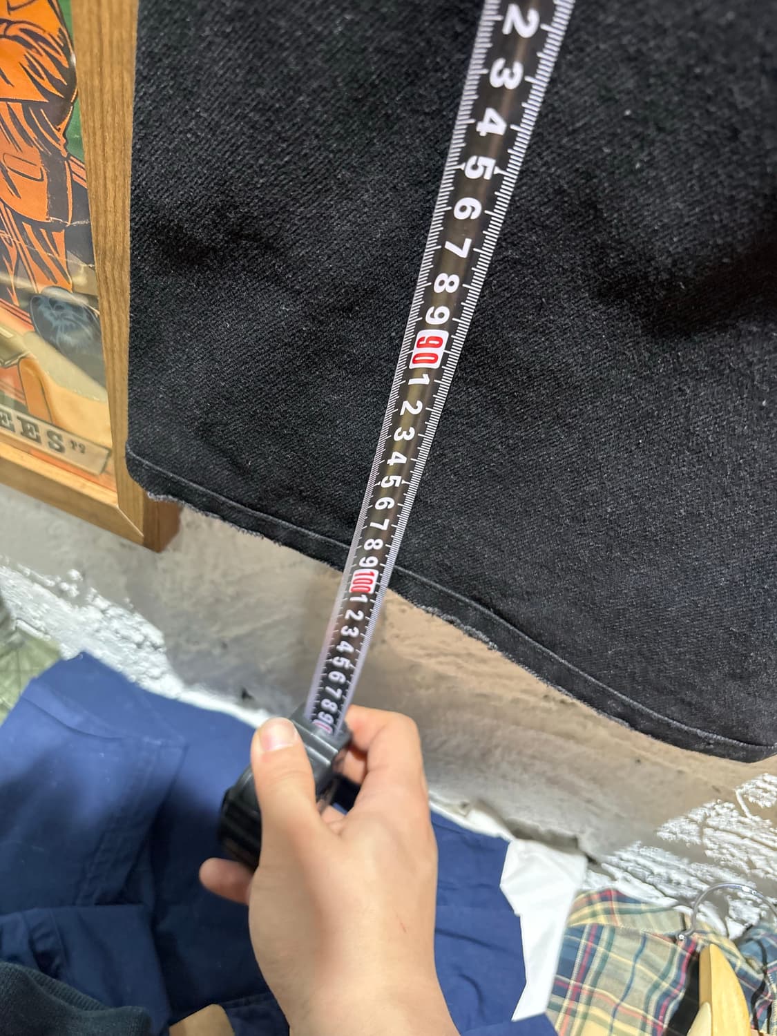 ATSF30 드래곤 자수 배기 와이드 블랙 진 상품이미지5