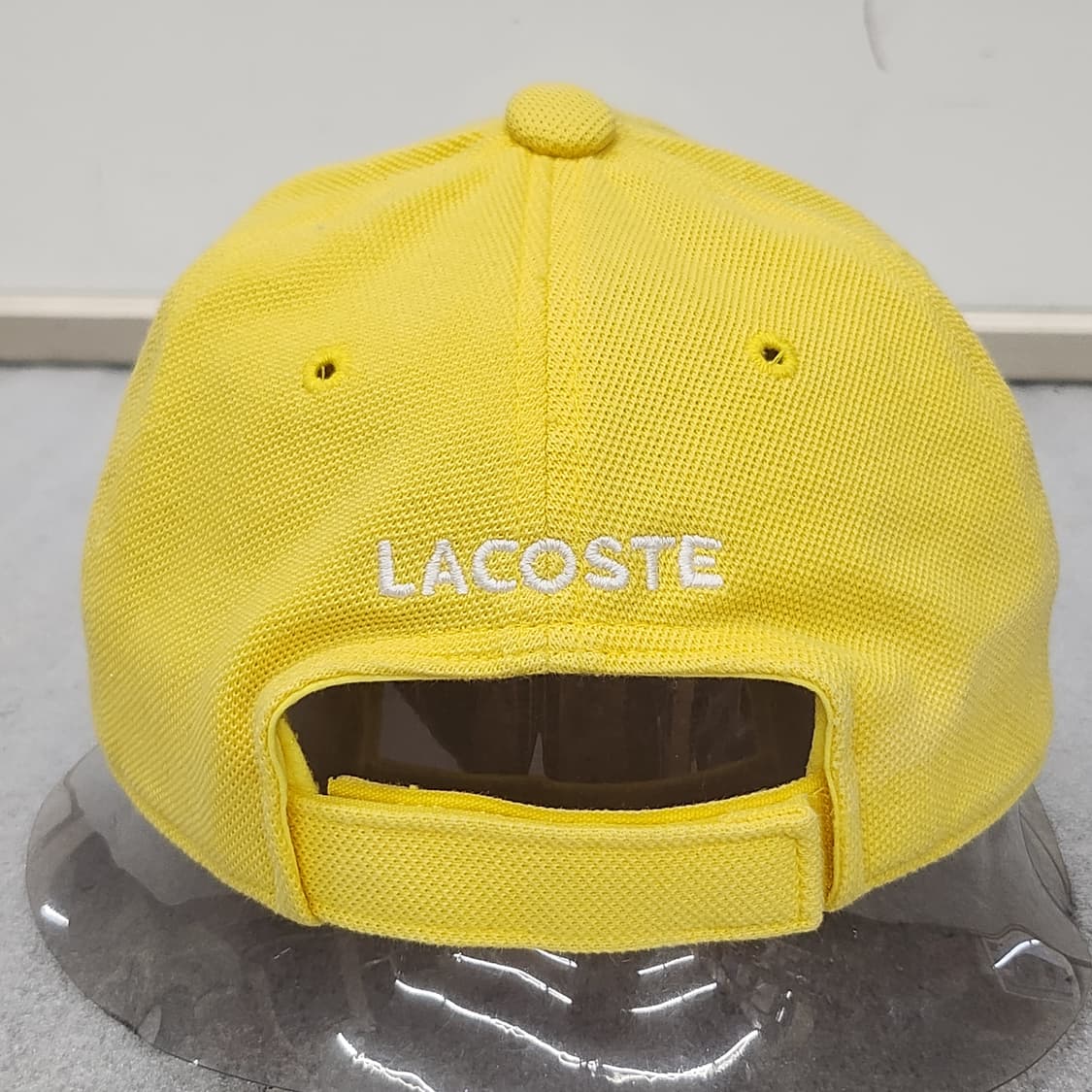 라코스테 볼캡 올 옐로우 58cm 상품이미지5