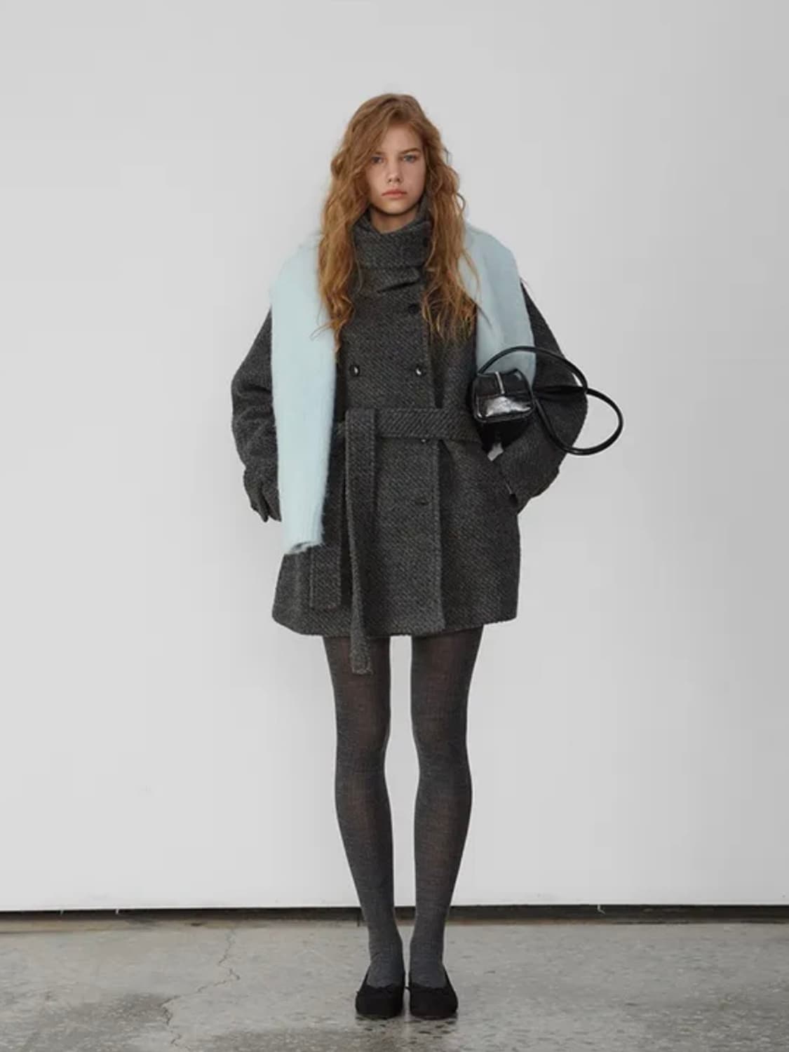 어텀 made 더블 하이넥 울코트 상품이미지1