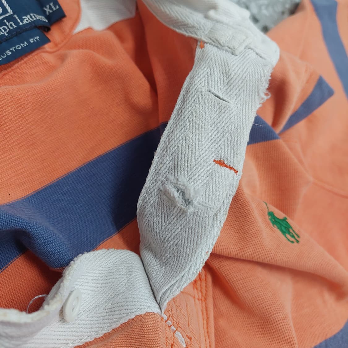 Vintage Polo Ralph Lauren Rugby 반팔 셔츠 상품이미지5