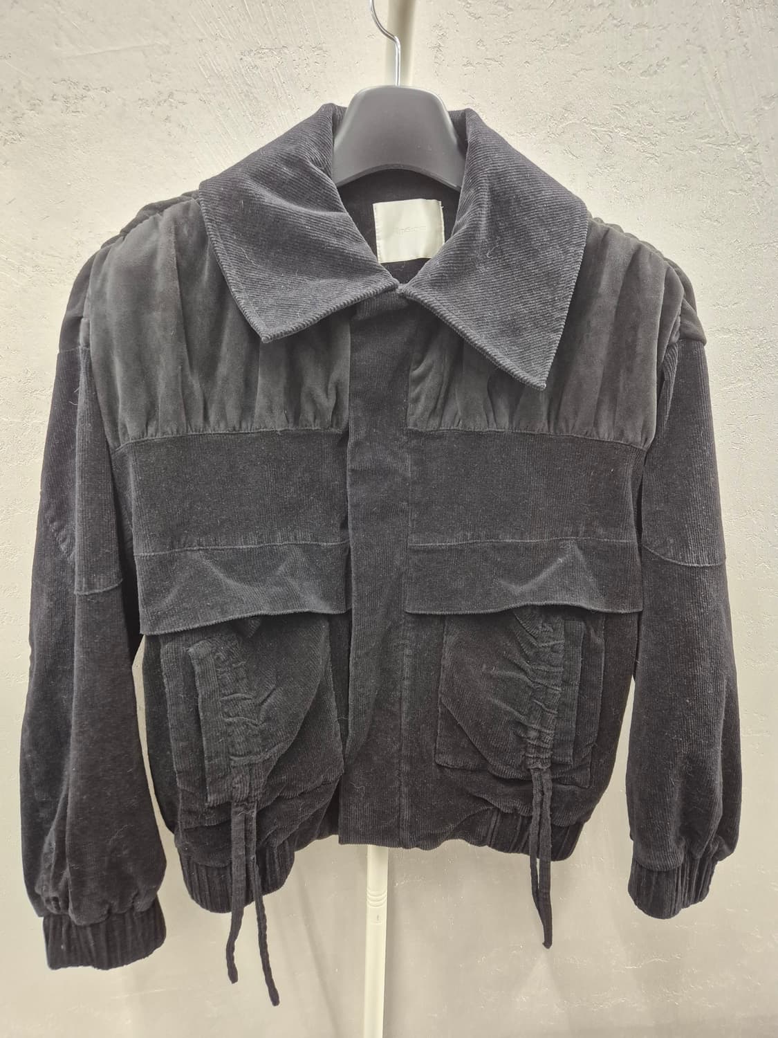 TypeService 코듀로이 자켓 블랙 상품이미지2