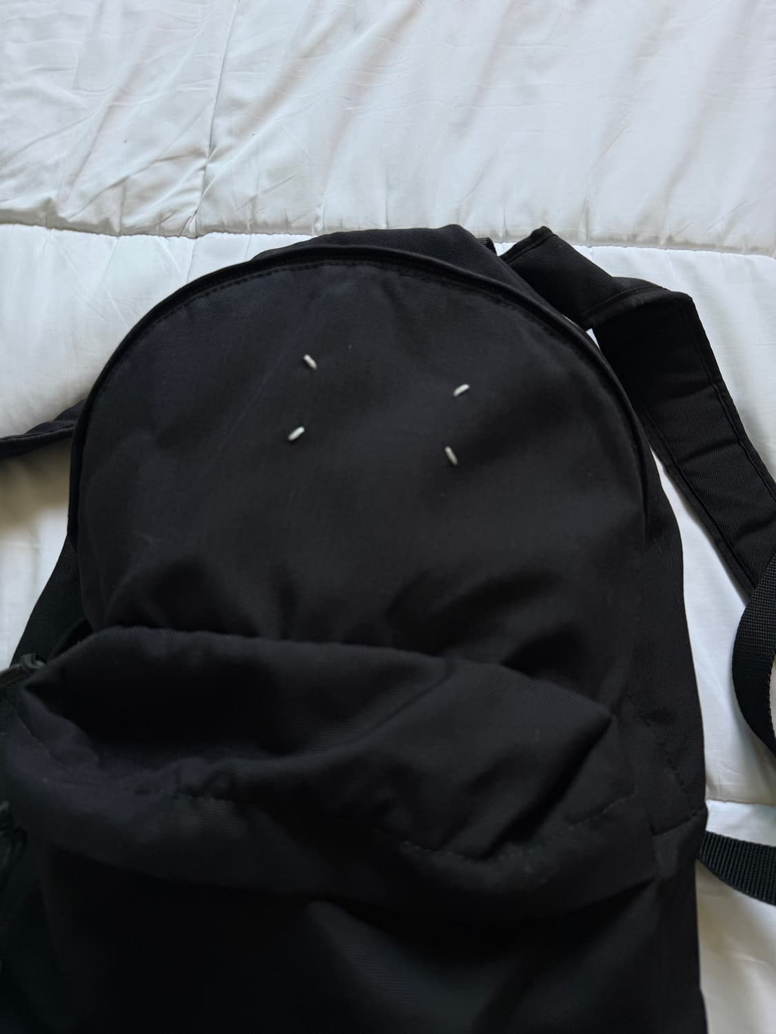 메종 마르지엘라 스테레오 백팩 가방 블랙 상품이미지4