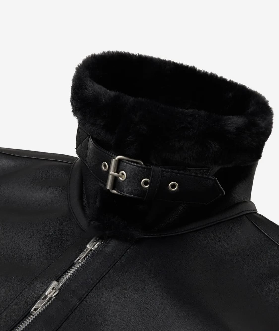 도프제이슨 솔리드 무톤 무스탕 자켓 상품이미지2